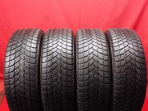 スタッドレス4本 《 ミシュラン 》 XーICE SNOW SUV [ 225/65R17 106T ] 9.5/8.5分山★ SUV車 エクストレイル クルーガー stati17