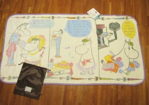 *新品*ムーミン*ロングブランケット*収納巾着付*80×150cm*ひざ掛け*MOOMIN*ショッピング*