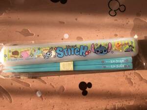 ディズニー　Lilo&Stitch ケース付き箸