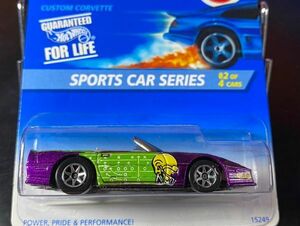 ホットウィール HOTWHEELS CUSTOM CORVETTE CAMARO SPORTS CAR SERIES コルベット 紫