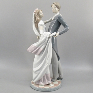 1円〜 Lladro リヤドロ No.1528「ウェディングダンス」 置物 インテリア フィギュリン 332-2775005【O商品】