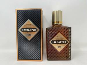 1円スタート【未開栓】I.W.HARPER 12年 750ml 43％ IW ハーパー ウイスキー 