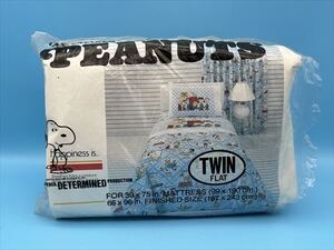 PEANUTS Snoopy Twin Flat Sheet/スヌーピー/ヴィンテージ ピーナッツ スヌーピー/フラットシーツ/168989923