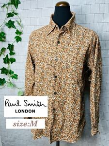 Paul Smith ポールスミス 花柄シャツ 長袖シャツ 総柄 111024-008