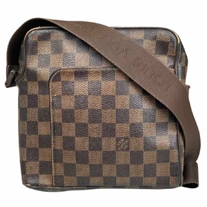 【1円～】ルイヴィトン LOUIS VUITTON バッグ ショルダーバッグ オラフPM N41442 MB8008 ダミエ ブラウン レザー 中古