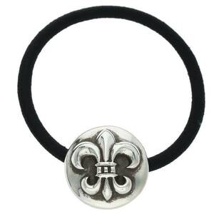 クロムハーツ Chrome Hearts HAIRBAND/BSフレアボタンヘアゴム シルバーコンチョ 中古 SS07