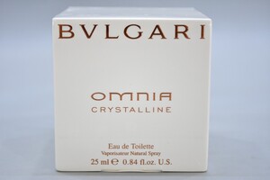 未開封 BVLGARI ブルガリ OMNIA CRYSTALLINE オムニア クリスタリン EDT オードトワレ 25ml 香水 フレグランス RO-441G/640