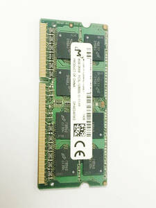 Micron 2Rx8 PC3L-12800S 8GB DDR3L-1600 ノートPC用 メモリー 動作確認済