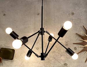 Flex atomic pendant lamp-Black/可動アーム(検midcentury,ミッドセンチュリー,スプートニク,sputnik,ビンテージ,50