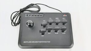 T2897 通電確認済み MAYFLASH メイフラッシュ アーケードスティック F101 NEOGEO mini/ PS3/PC/Android/Switch対応 ARCADE FIGHTSTICK F101