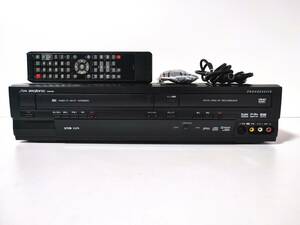 ●内部まで清掃・整備済み●DX BROADTEC DXR150V VHS/DVDダビングデッキ リモコン/取説CD付き 地デジ