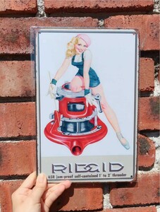 RIDGID(リジッド) ヴィンテージ看板 レトロ