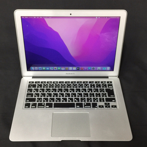 1円 Apple MacBook Air 13インチ ノートPC A1466 Core i5 1.6GHz 4GB 128GB Monterey 12.7.4 シルバー