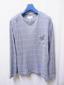 PYJAMA CLOTHING ピジャマクロージング　新品未使用　white/dk navy Mサイズ　ベルギー製 MIO AUTUMN TOP ST