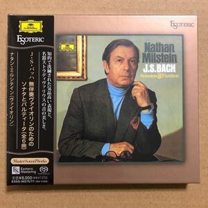 未開封ESOTERIC SACD J・S・バッハ；無伴奏ヴァイオリンのためのソナタトパルティータ / ナタン・ミルシテイン エソテリック