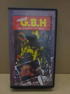 VHS/ ハードコア　パンク　/　G.B.H　襲撃　CHARGED　LIVE AT VICTORIA HALL、HANLEY