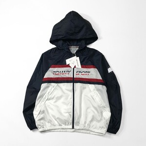 [美品・レアデザイン] TOMMY HILFIGER トミー ヒルフィガー SPORT フラッグロゴカラー ウィンド ブレーカー ジャケット S ジャンパー