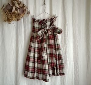 TOUJOURS トゥジュー Random Pleated Kilt Skirt - Tartan Plaid Fall/Winter 2014 プリーツ キルト スカート 定価62.000円+tax