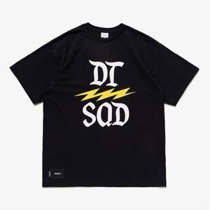 WTAPS DSQD/SS/COTTON/231ATDT-STM05S/BLACK LARGE ダブルタップス 黒 Tシャツ 