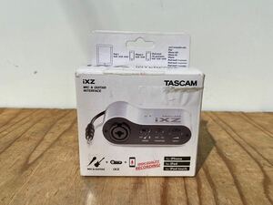 tascam ixz mic&guitar interface 取扱説明書　美品　中古品