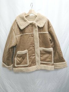 ◇ WEGO ウィゴー 長袖 ジャケット サイズF ベージュ レディース P