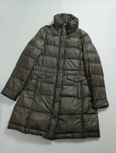 Y158/Eddie Bauer/エディーバウアー/EB900 FILL POWER/ライトダウンコート/軽量/レディース/PMサイズ/ブラウン/ダウン93/