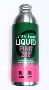 24ガリウム　EXTRA BASE LIQUID PINK (200ml)/SW2264　気温０℃～+10℃向けノーフッ素リキッド大容量WAX　定価￥4180