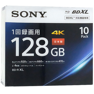 SONY ブルーレイディスク 10BNR4VAPS4 BD-R XL 4倍速 10枚組 [管理:1000016155]