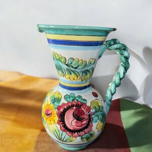 (FU10) CERAMICHE PAOLI セラミックパオリ　花瓶　イタリア製　美品 フラワーベース アンティーク