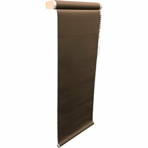 泉店23-2096【美品】TOSO トーソー ロールスクリーン ロールカーテン 約34×105cm ブラウン 茶色 インテリア 窓 遮光 太陽光 日光 無地