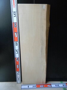 [3112172] 95.5cm×30.3cm～32.5cm×4cm☆栓☆セン☆無垢板１枚板 木材 板 DIY 板材 天板 棚板 テーブル 看板 花台など種類豊富！