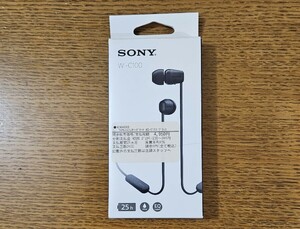 SONY WL-C100 ワイヤレスイヤフォン 黒 新品 未使用品