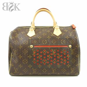 極美品 ヴィトン スピーディ30 M95182 ハンドバッグ モノグラム・ペルフォ Louis Vuitton ◇