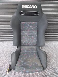 ★激安!★RECARO レカロ SR-3 SR3 セミバケ セミバケット シート 両側三角ダイヤル 底6点止め ルマンカラー TVモニター付 / R6-1285