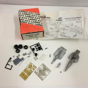 f102*80 【未組立】 TAMEO Kits TMK112 McLaren HONDA MP4/5 BRITISH G.P. 1989 1/43スケール