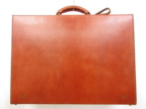 超美品【スウェインアドニー ブリッグ SWAINE ADENEY BRIGG】 レザー アタッシュケース トランク ダイヤルロック(メンズ)ブラウン□5HT2781