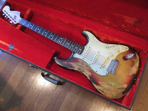 ☆彡♪ビンテージ Fender 1975 Stratocaster 3Tone Sunburst レリック ♪☆彡