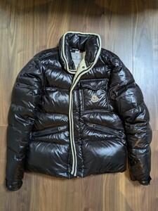 モンクレール MONCLER ダウンジャケット ブランソン BRANSON　中古 ブラック　サイズ1