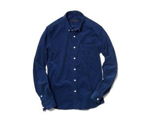 sophnet ソフネット 13AW INDIGO CORDUROY B.D SHIRT (DAMAGED)