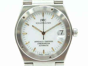 【z29247】IWC SCHAFFHAUSEN インヂュニア INGENIEUR クロノメーター オートマチック 希少 IW3521 デイト ホワイト 白文字盤 自動巻 稼働品