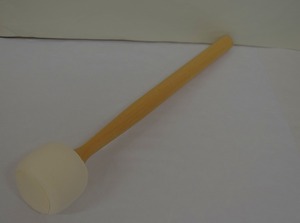 ◇寺院寺院仏具◇木魚のたたく棒　白木皮巻　14号　約52cm