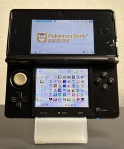 ニンテンドー 3DS ブラック - ポケモンバンク・ポケムーバー　+　VC 16作品　+　その他32作品 　ダウンロード済 