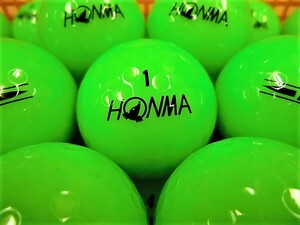 ●未使用に近い●ホンマ 本間ゴルフ HONMA【D1】2022年モデル ライムグリーン 50個 ロストボール●