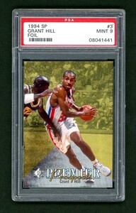 PSA9 94-95 SP Grant Hill #3 MINT Rookie Card RC グラント・ヒル ルーキーカード 殿堂入り HoF