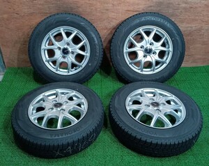 ★スタッドレスタイヤ★ 145/80R13 YOKOHAMA iceGUARD IG60【2021年】(社外アルミホイール) 13X4.00B ET43 4H/100 4本セット！