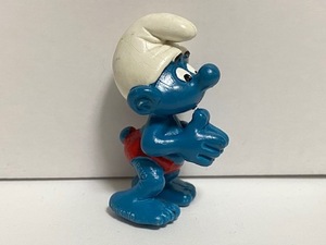 【 スマーフ PVC フィギュア 】 SMURF ヴィンテージ スイミング プール 飛び込み 水着 / SMURF TOY PVC FIGURE / V19-121-130