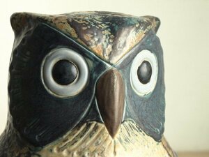 LLADRO LARGE OWL 福を呼ぶ鳥大　美品　リヤドロ ふくろう 梟 鳥 大型 フィギュリン オブジェ 置物　スペイン