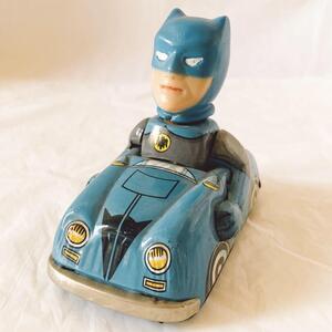 マルクス バットモービル　バットマン　BATMAN CAR ブリキ　レア　レトロ　ヴィンテージカー　Made in Japan 日本製　LOUIS MARX TOYS 