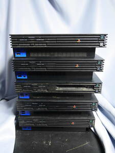 PS2 本体 厚型 5台 まとめ 大量 プレイステーション2 プレステ2 動作未確認 ジャンク SCPH-10000/15000/30000/50000