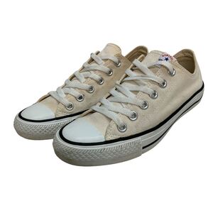 JY909 CONVERSE コンバース オールスター レディース ローカットスニーカー US5 24cm ホワイト キャンバス